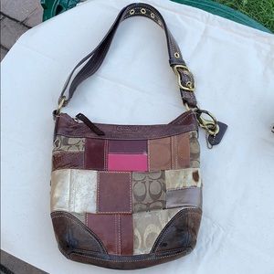 Vintage Coach Convertible Crossbody Shoulder Bag